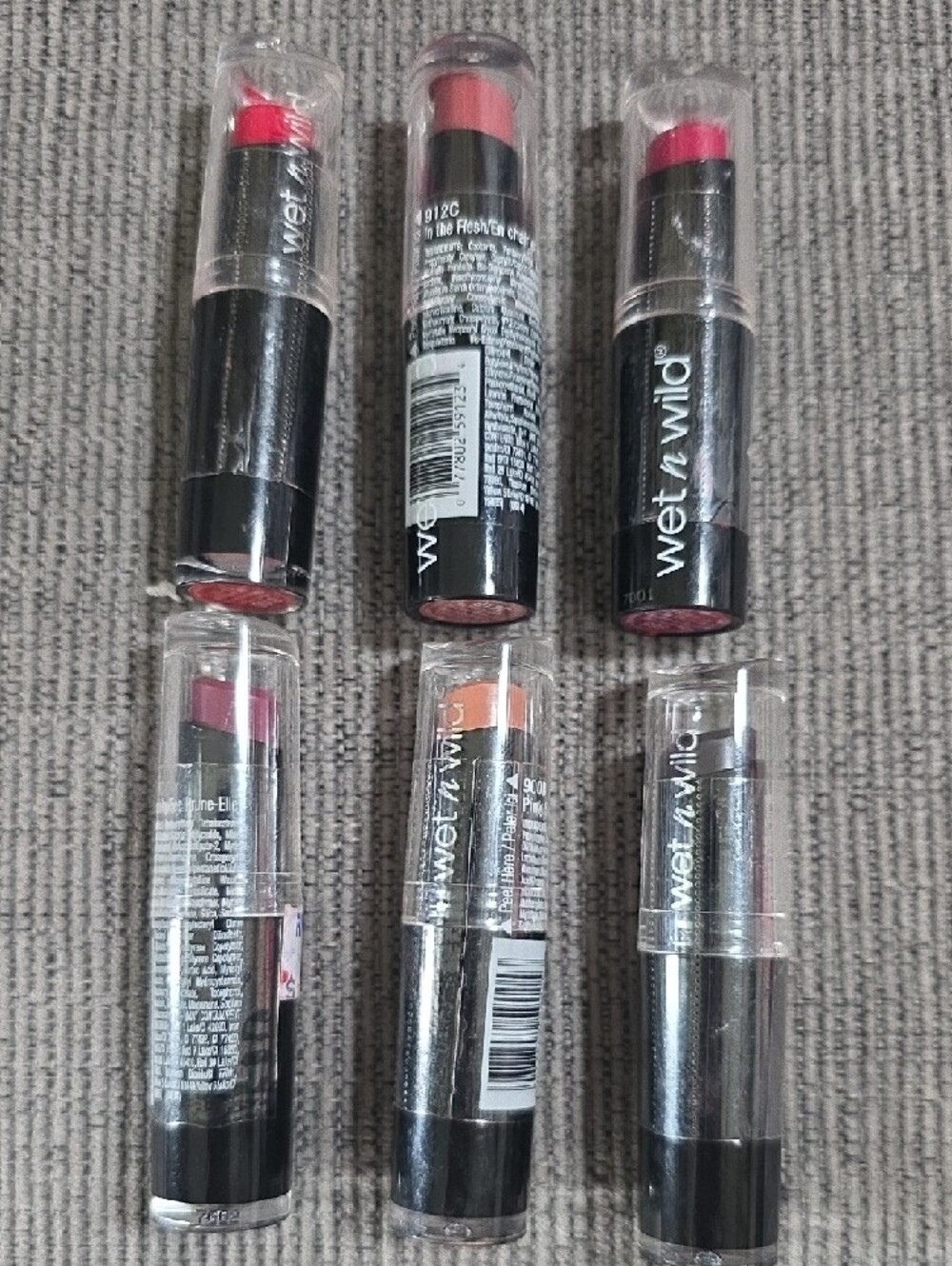 wet n wild Lipstick Set In A Variety Of Shades, All New, 6 Colors. - Picture 2 of 10